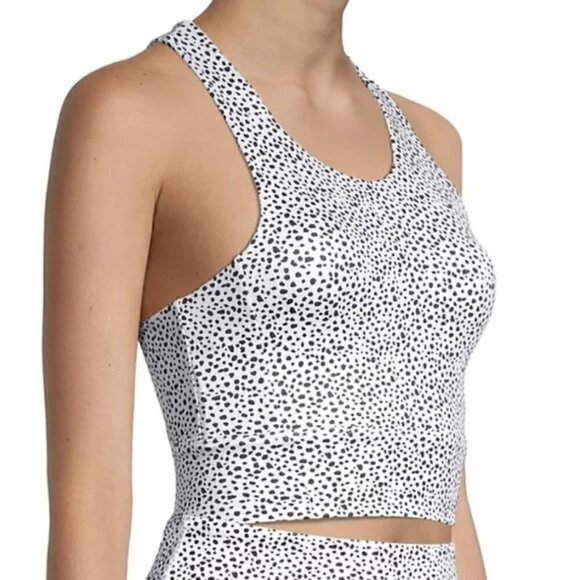 Anthropologie All Fenix Printed Racerback Animal Print Sports Bra New Size Small - Picture 2 of 11